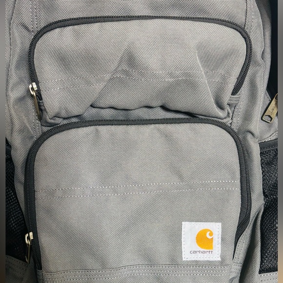 Carhartt 27L Single-Compartment Backpack, Durable Pack with Laptop Sleeve Gray - Picture 15 of 15